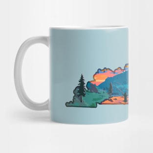 Kentucky Fly Fishing State River Sunset by TeeCreations Mug